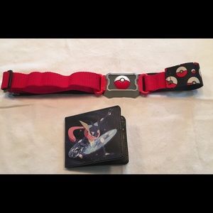 Pokeman belt and buckle down wallet